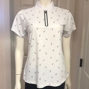 Bermuda Sands Golf/Tennis/Athletic Zip Polo, NWT!